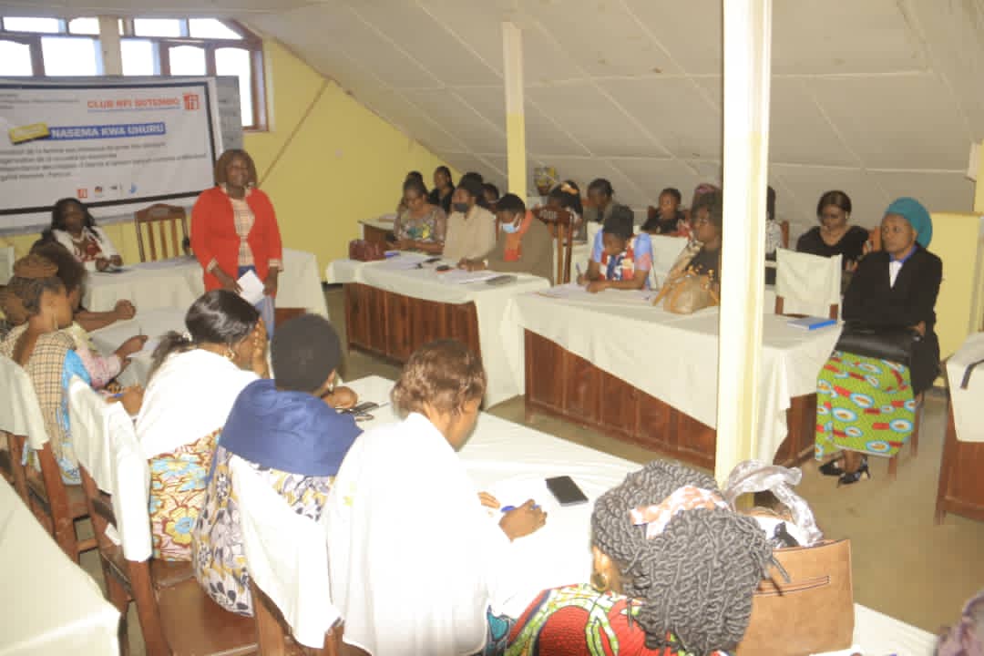 Butembo : les femmes affûtent leurs armes pour les élections de 2023.